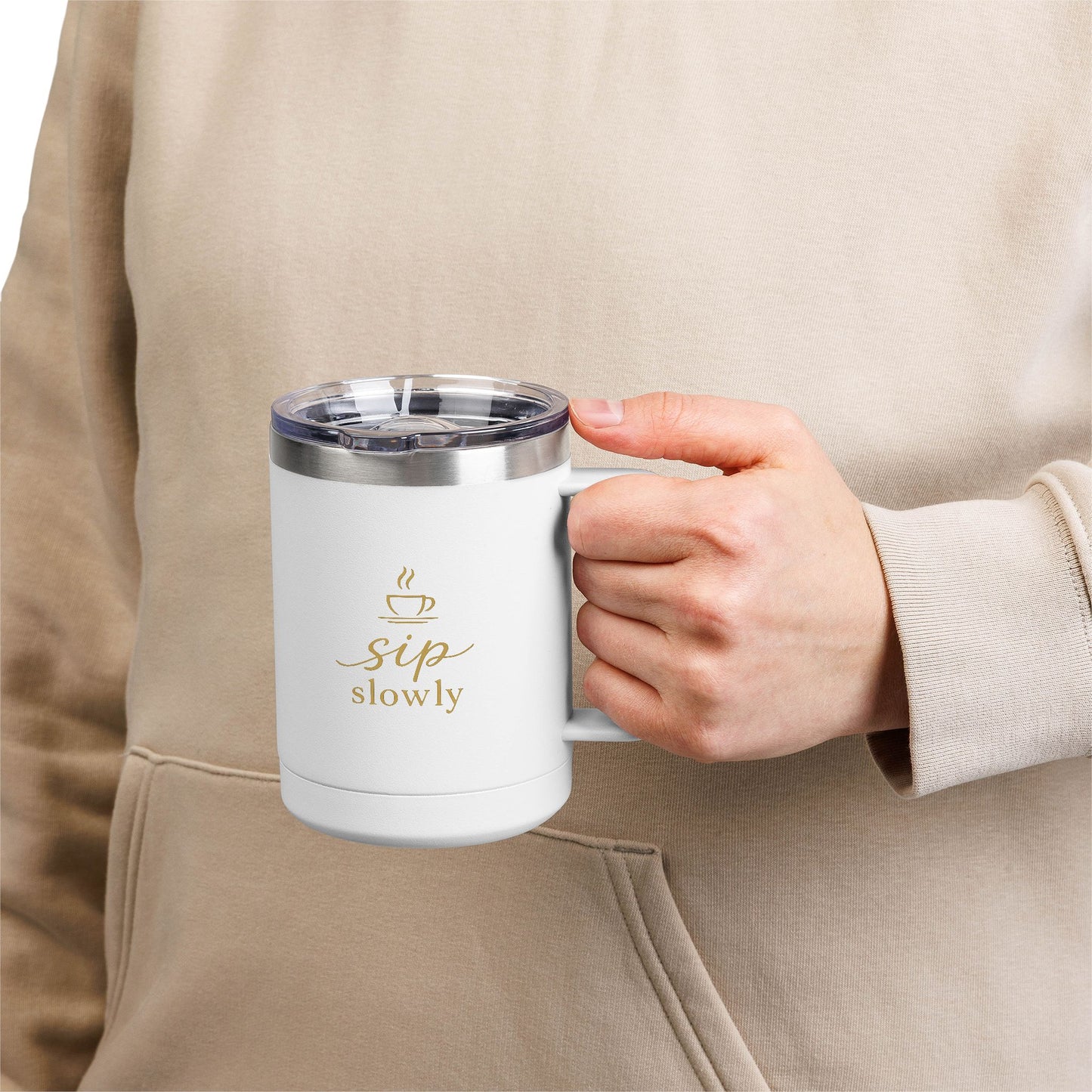 Coffee Mug Tumbler, 15oz
