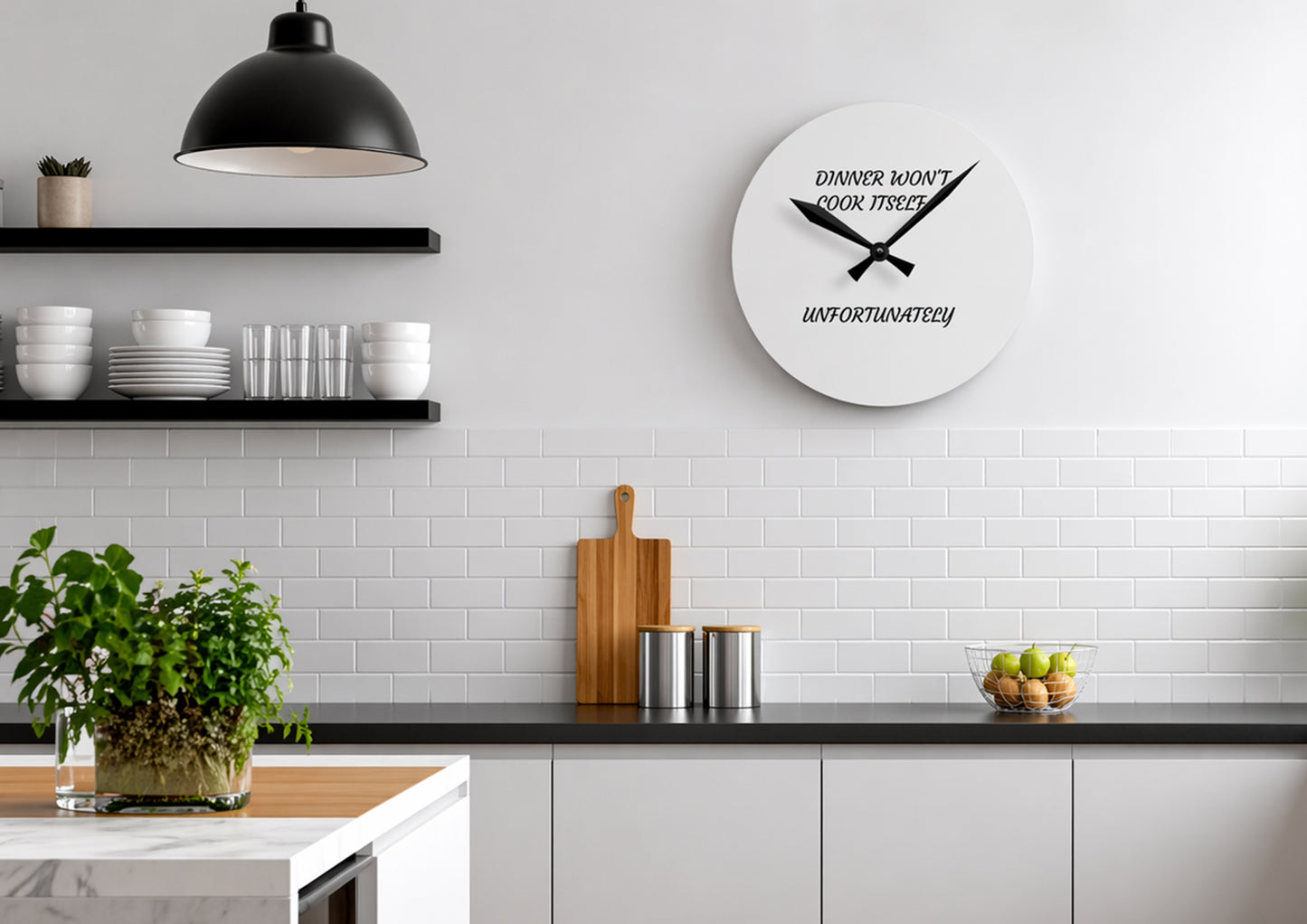 Modern Kitchen Wall Clock