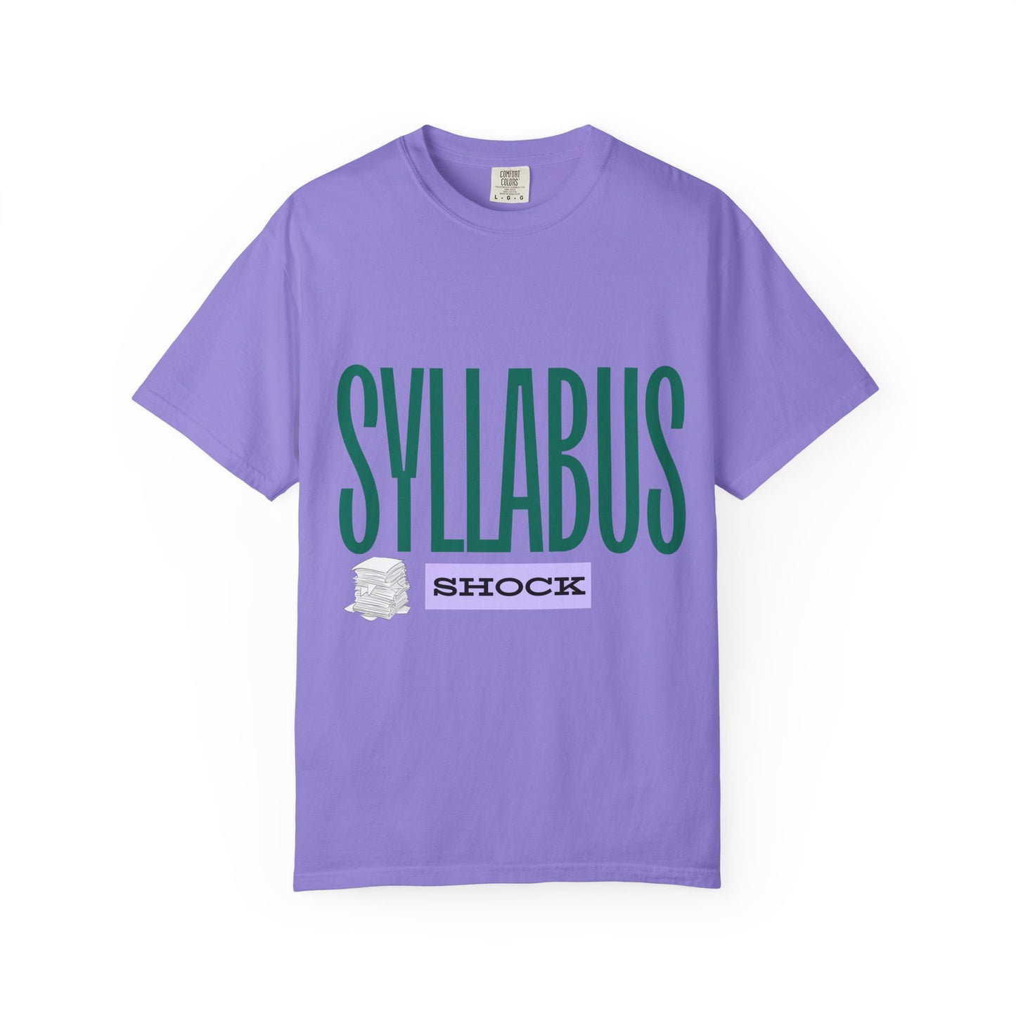 Syllabus Shock T-Shirt — Funny College Syllabus Tee for Students & Professors
