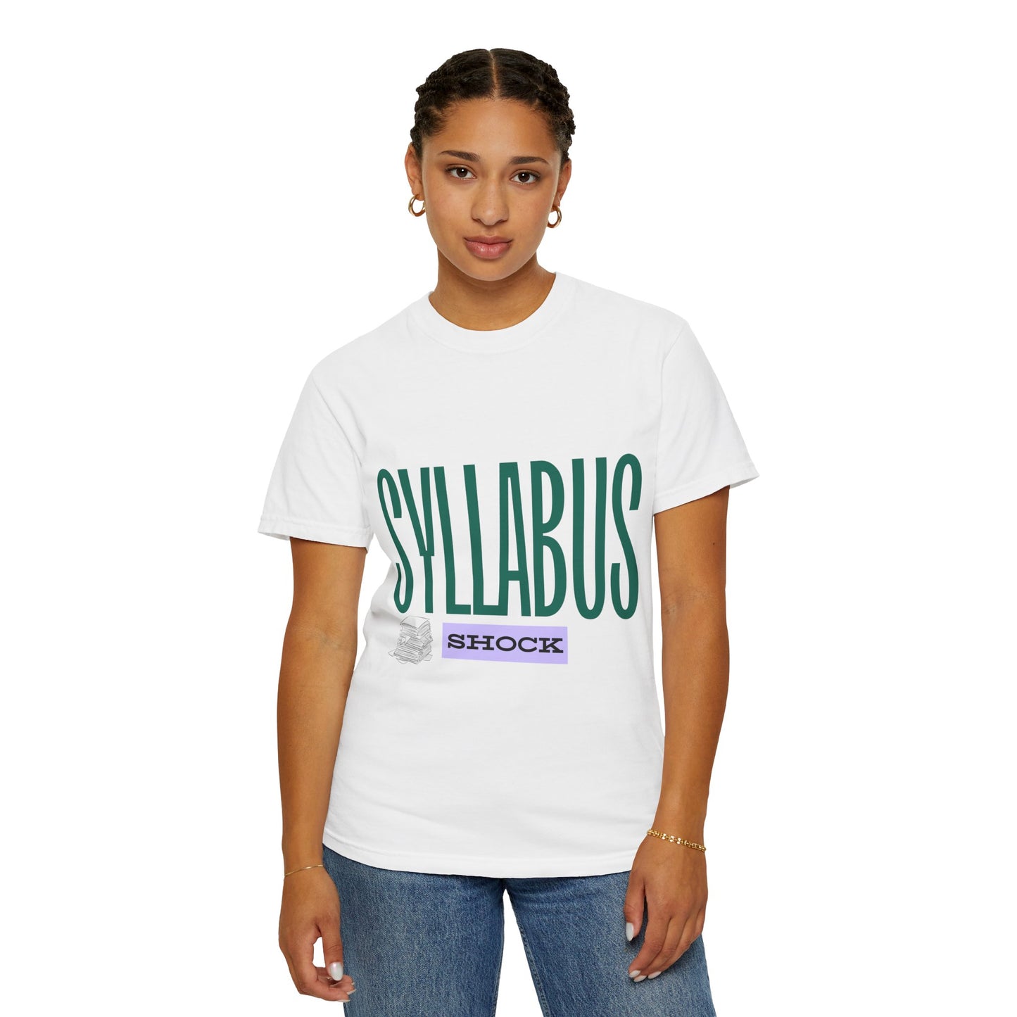 Syllabus Shock T-Shirt — Funny College Syllabus Tee for Students & Professors