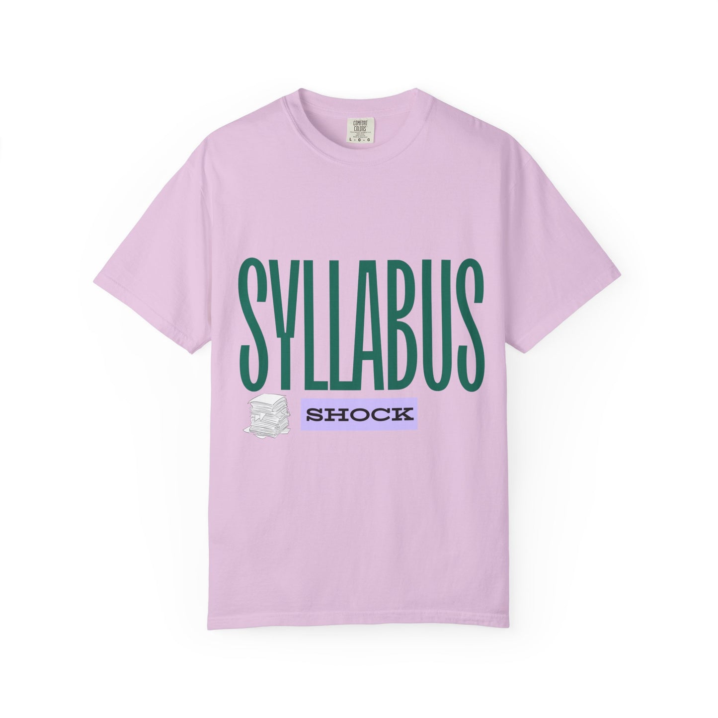 Syllabus Shock T-Shirt — Funny College Syllabus Tee for Students & Professors