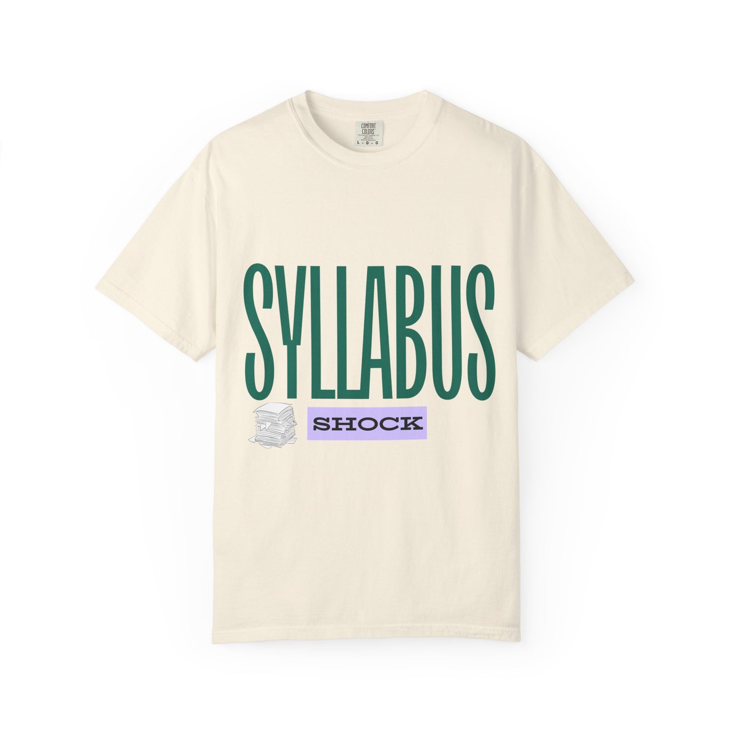 Syllabus Shock T-Shirt — Funny College Syllabus Tee for Students & Professors