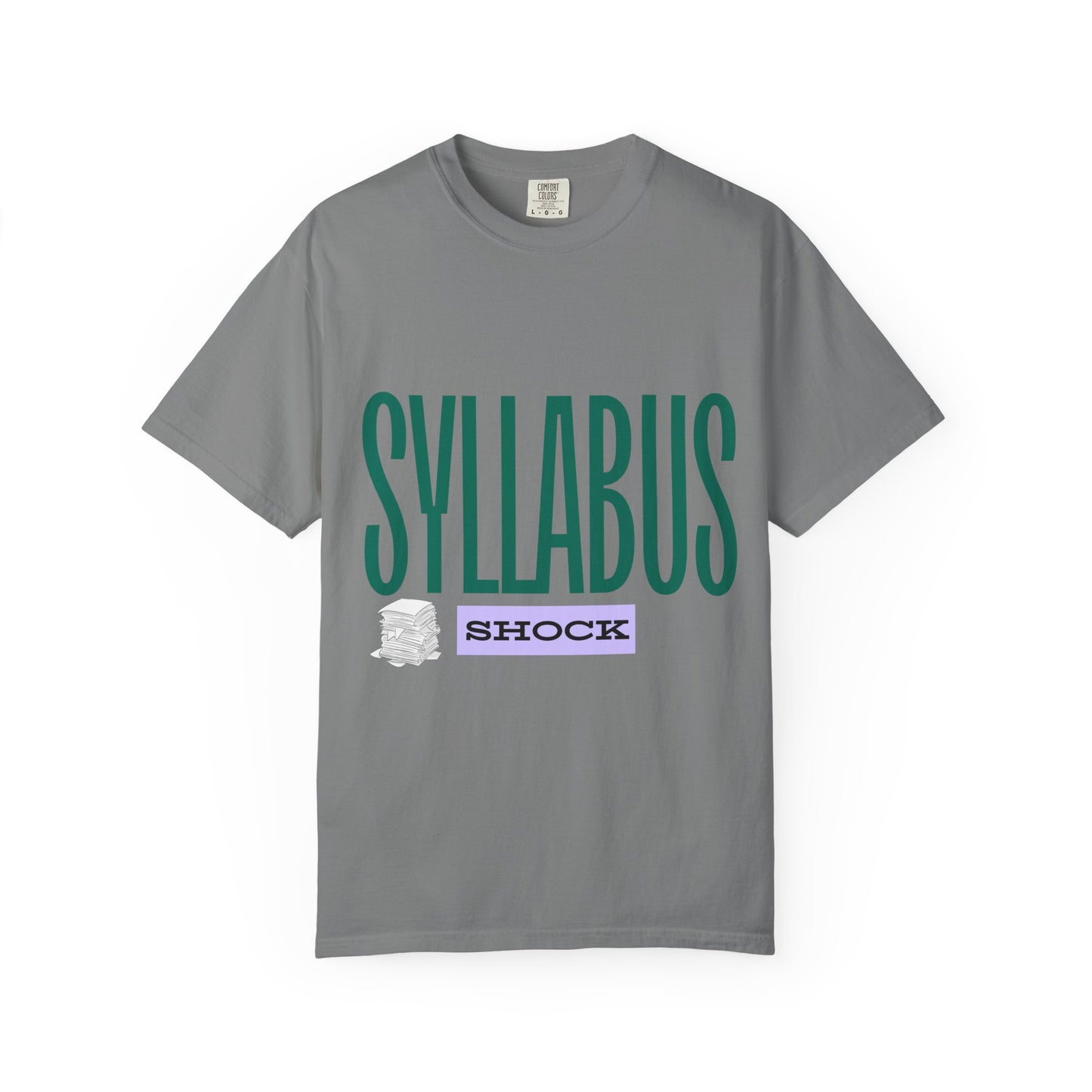 Syllabus Shock T-Shirt — Funny College Syllabus Tee for Students & Professors