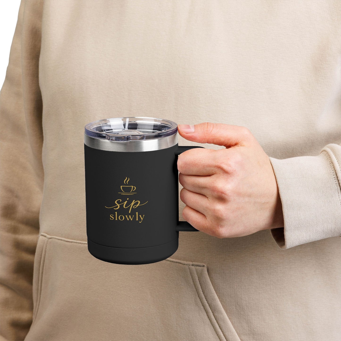 Coffee Mug Tumbler, 15oz