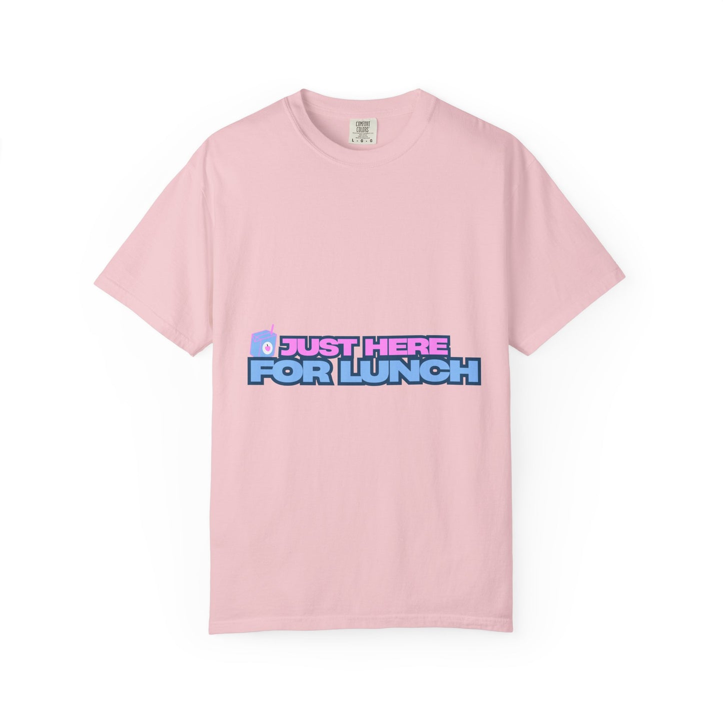 T-Shirt — "Just Here for Lunch" Retro Graphic Tee