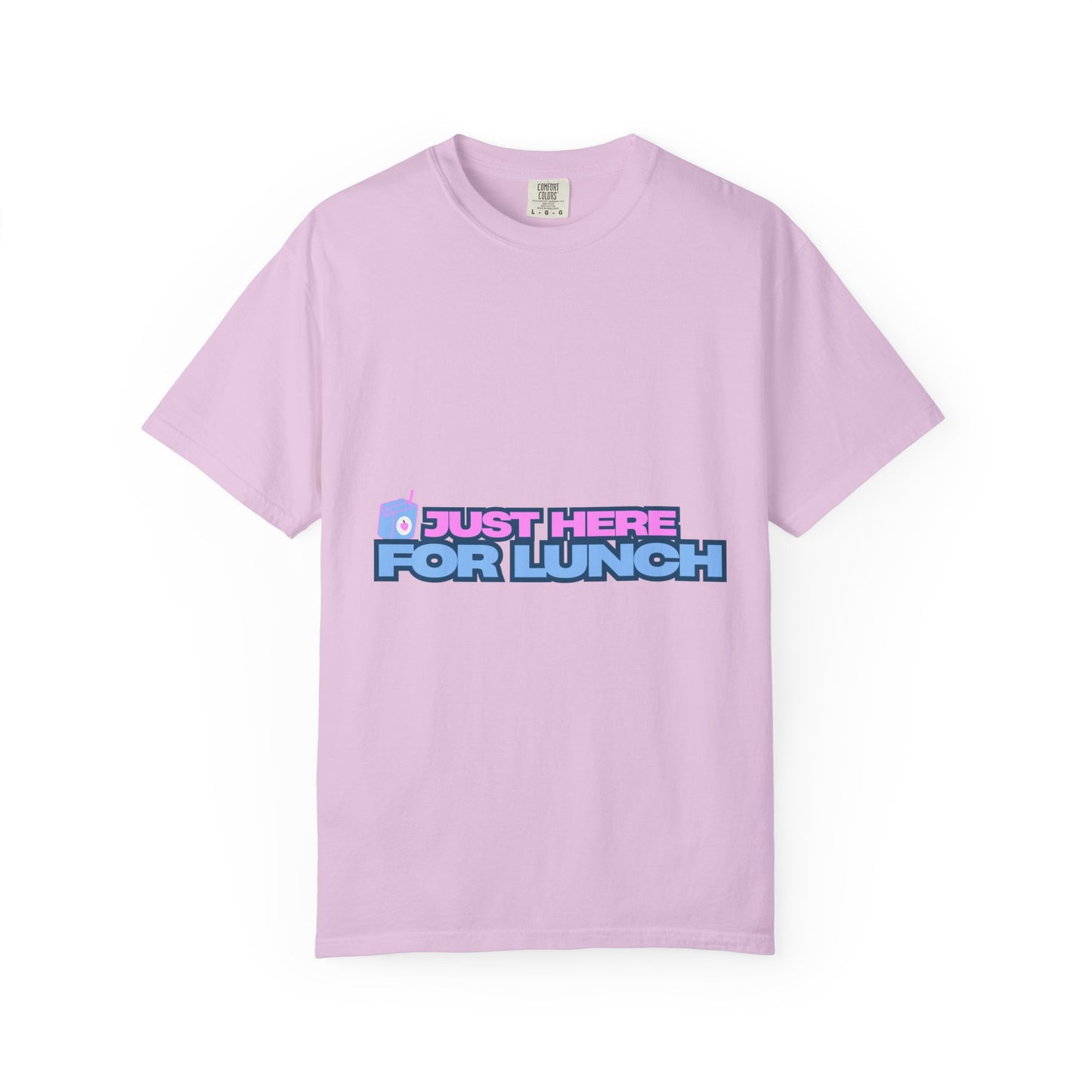 T-Shirt — "Just Here for Lunch" Retro Graphic Tee