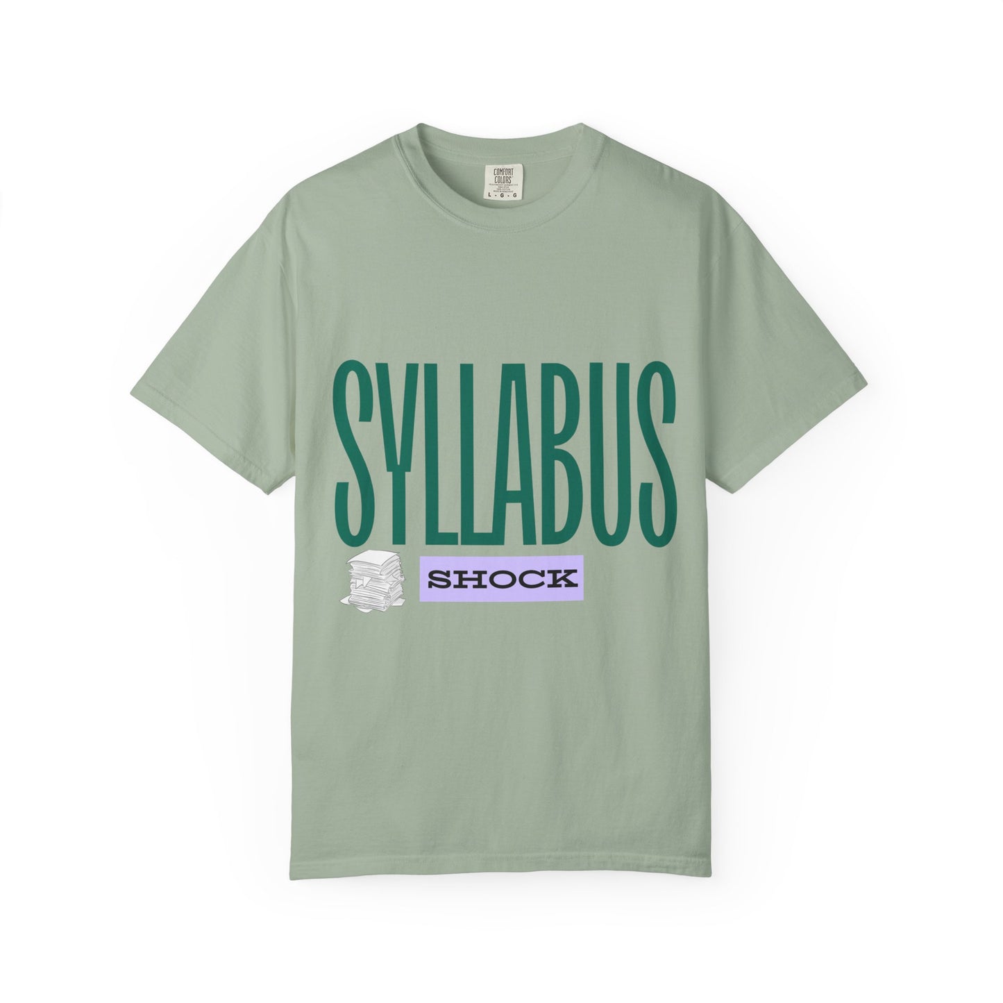 Syllabus Shock T-Shirt — Funny College Syllabus Tee for Students & Professors